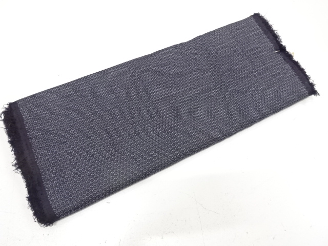 JAPANESE KIMONO / ANTIQUE ARAIHARI FOR KIMONO / SILK / DOROZOME / OSHIMA TSUMUGI